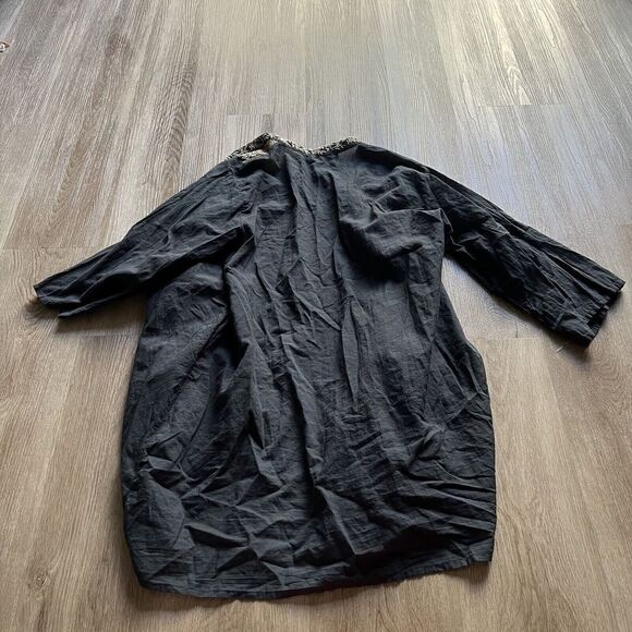 Johnny Was Workshop Flower Print Kimono Cardigan Size XS Runs Big C45619-1L Blue - Picture 12 of 12